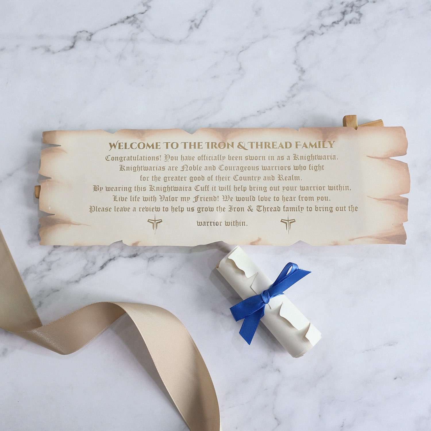 Latest Invitation Foil Printing Customized Nostalgic Style Scroll Invitation